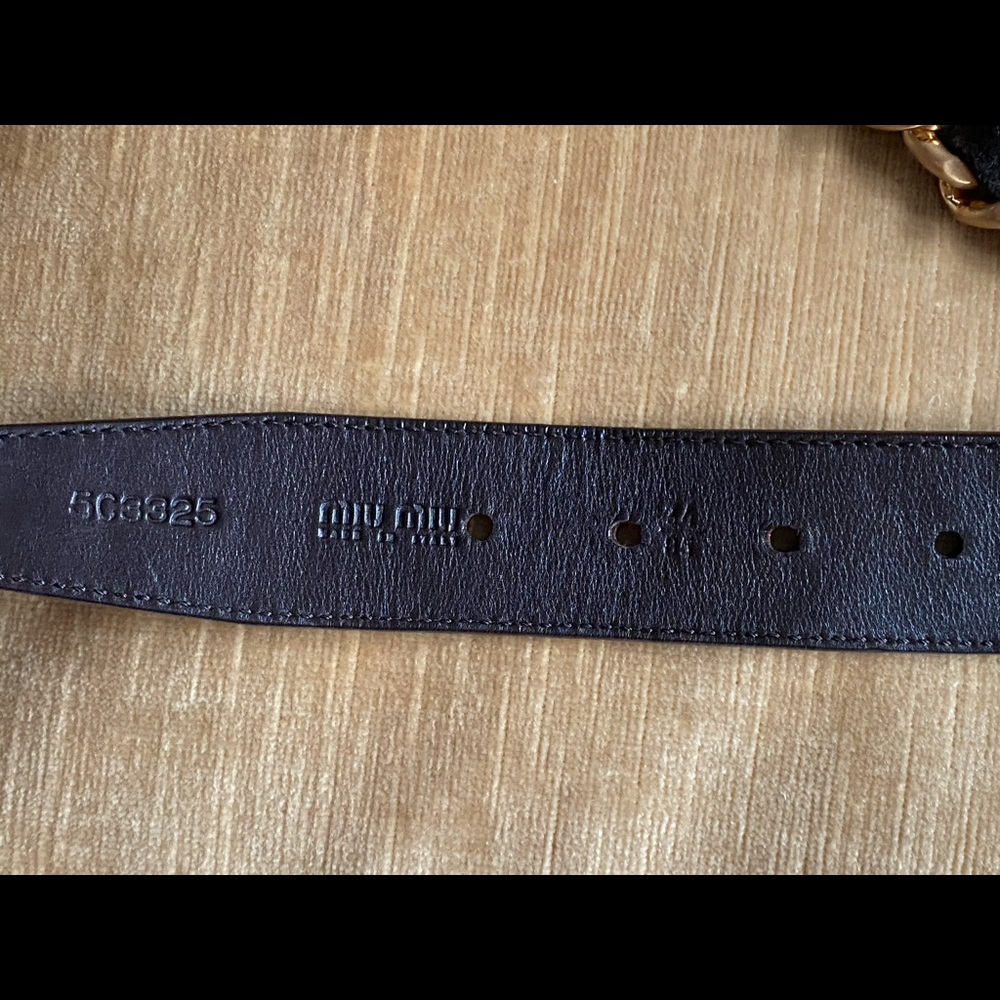 Miu Miu leather chain belt - Picture 9 of 9